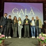 Eusebio Haliti con i premiati Atleti dell'anno, Talento dell'anno, Premio speciale, Società dell'anno, tecnico dell'anno