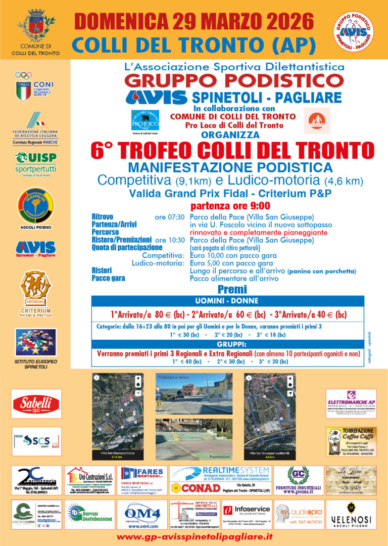 Trofeo Colli del Tronto 29032026 locandina