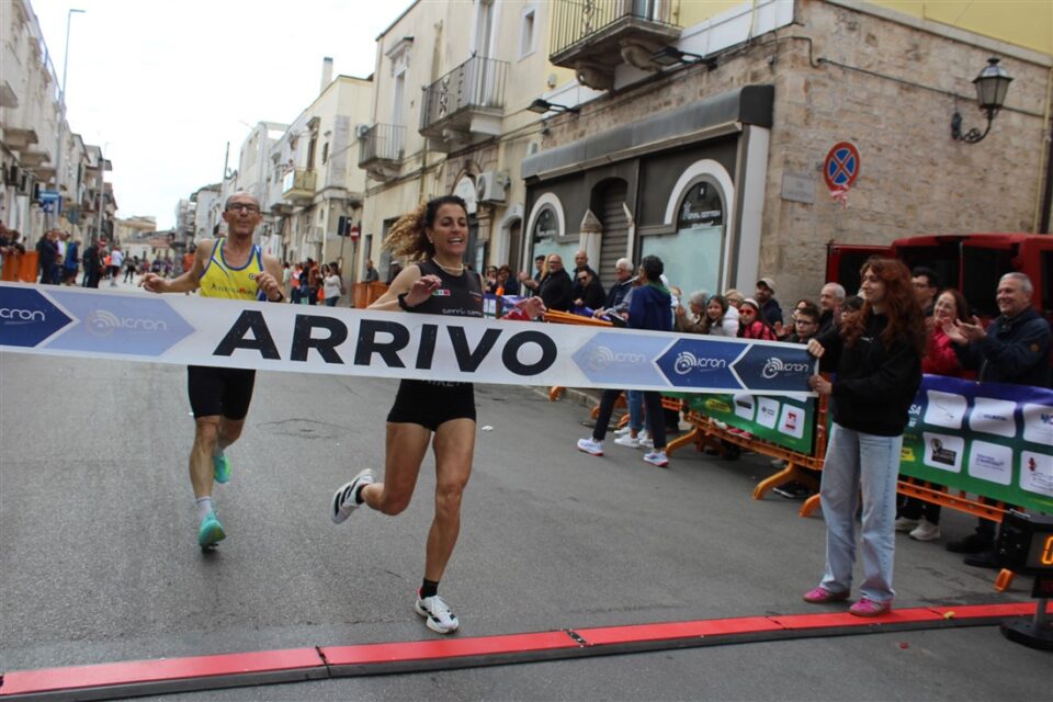 Corripuglia Pastore all'arrivo. Foto Annoscia da Podisti.net