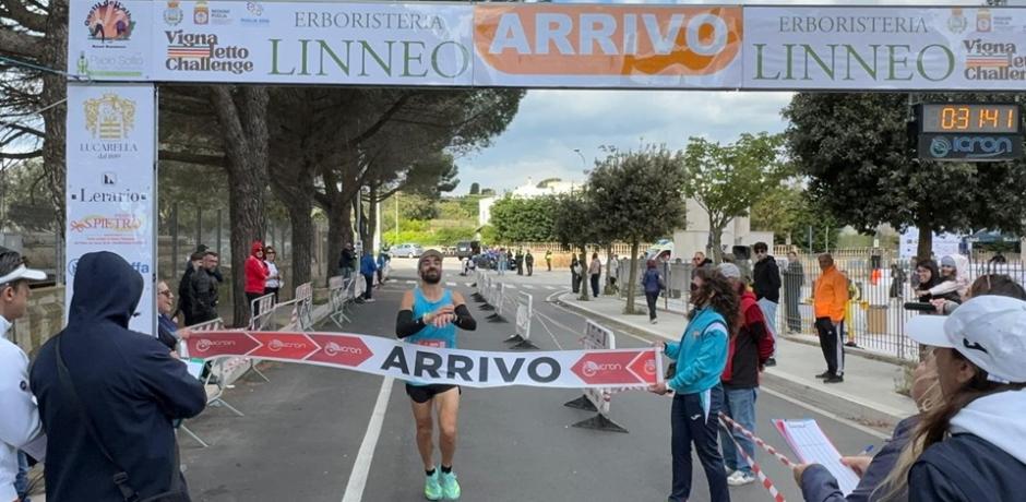 Giuseppe Santoruvo arrivo Vignaletto Challenge (foto Icron)