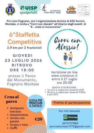 CORRI CON ALESSIO- STAFFETTTA- FOGNANO MONTALE (PISTOIA) 23LUGLIO 2026 (1) (1)