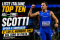 LISTE ITALIANE TOP TEN ALL—TIME: SCOTTI OPERA IL SORPASSO E’ LUI IL NUMBER ONE SUL GIRO DI PISTA - di Giuseppe Baguzzi