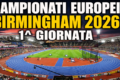 EUROPEI BIRMINGHAM, TRA POCO  SI PARTE: IL PROGRAMMA DELLA PRIMA GIORNATA CON GLI AZZURRI MINUTO X MINUTO