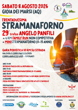 Stramanaforno - Memorial Angelo Panfili 08082026 locandina