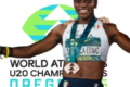 Mondiali U20 Eugene: Kelly Doualla nella storia, bronzo e primato nei 100 metri