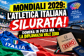 Mondiali 2029: l'atletica italiana silurata! Domina in pista ma la diplomazia vale zero