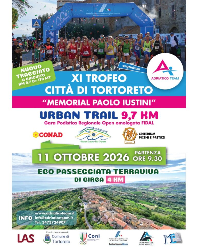 Trofeo Città di Tortoreto 11102026 locandina