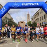 la partenza della II Corsa del Ricordo di Fertilia